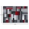 Flash Furniture Red 2' x 3' Modern Color Blocked Area Rug ACD-RGTRZ861-23-RD-GG - alternate 6